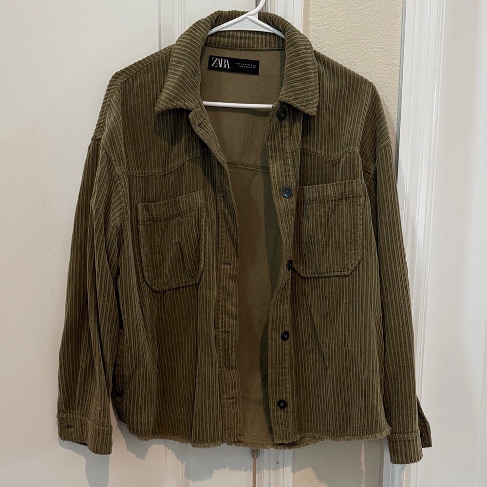Zara Corduroy shacket